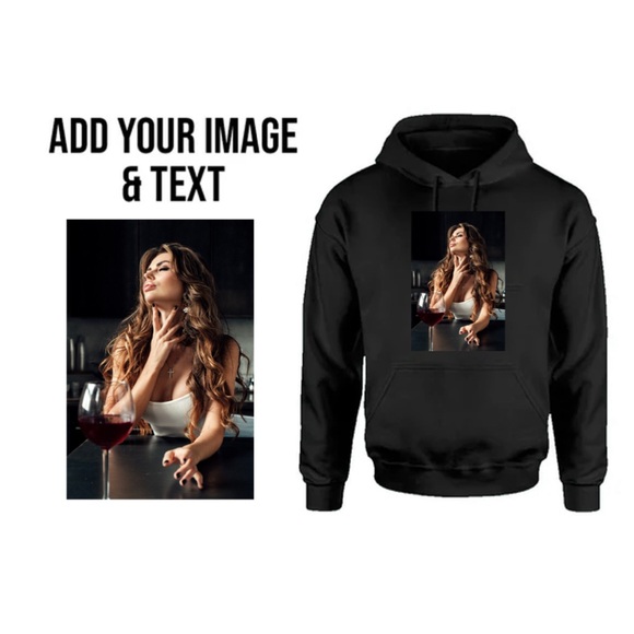 Adult Magazine Add Your Image Custom Sexy Image Hoodie (NSFW) - Picture 2 of 4